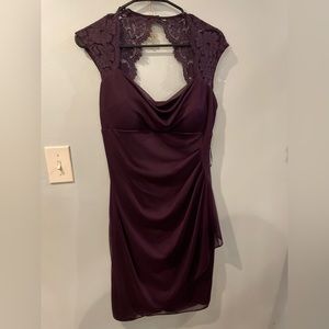 Purple bridesmaid dress